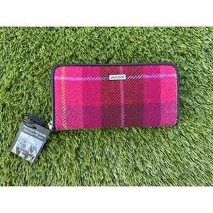 NEW Murcros Weavers Irish Tweed Wallet Tweed Purse w/ Wrist Strap